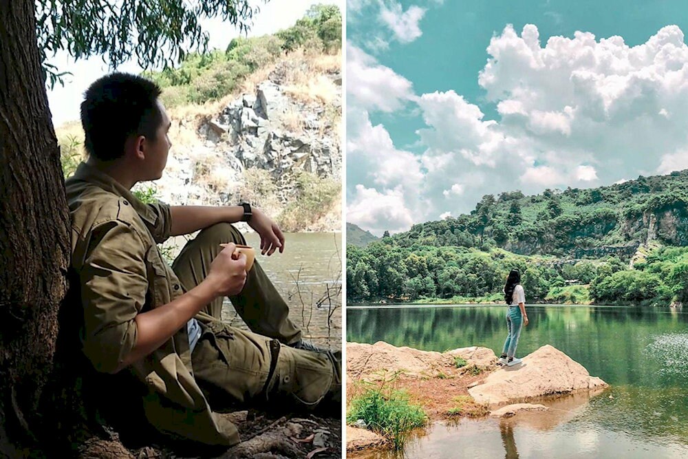 Khi đến hồ Núi Đá